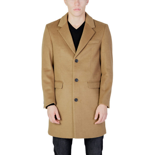 Antony Morato Cappotto Elegante Uomo Beige - MYDREAMAX