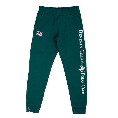 Beverly Hills Polo Club Pantaloni Tuta Verdi Bambino Verde - MYDREAMAX