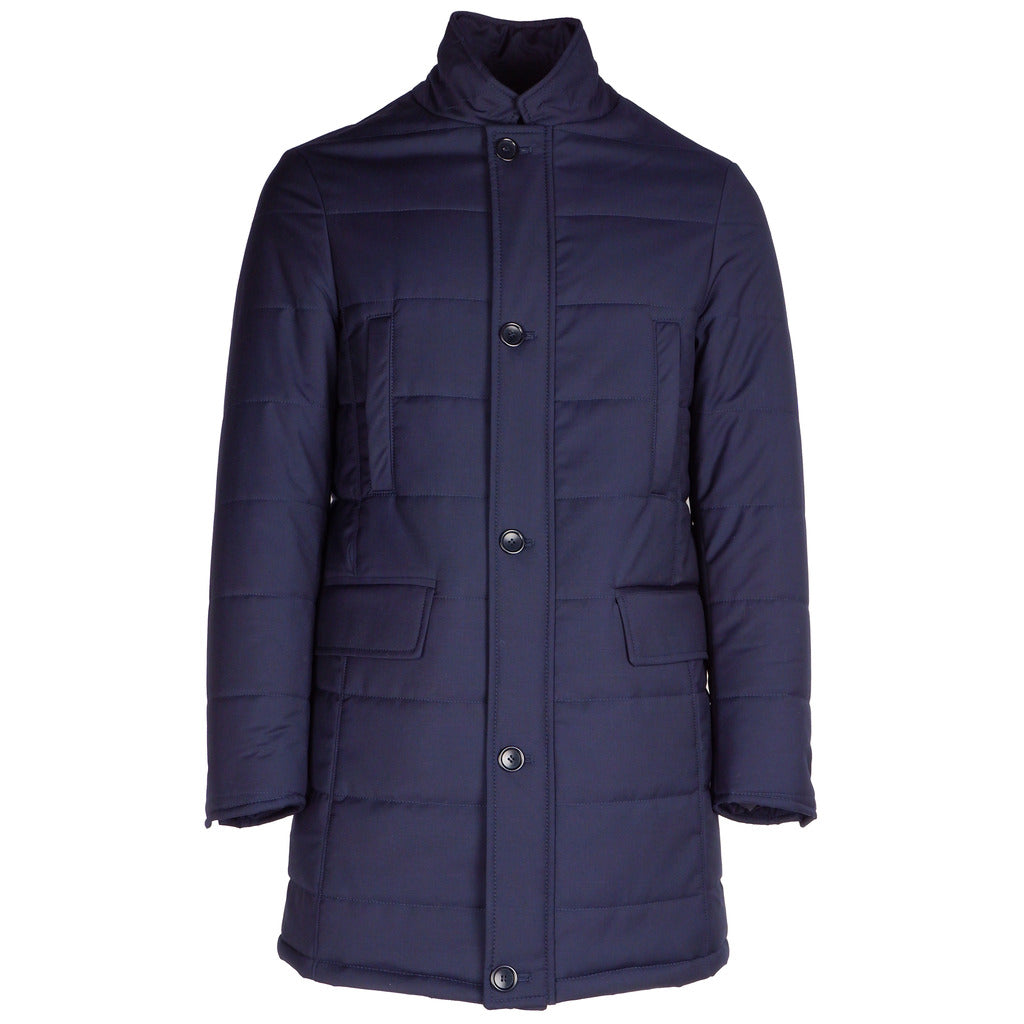 Loro Piana Cappotto Trapuntato Blu Uomo Blu - MYDREAMAX