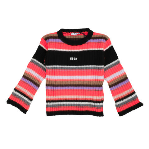 Msgm Maglioncino Righe Multicolore Bambina Multicolore - MYDREAMAX