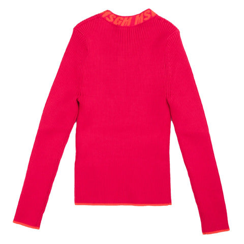 Msgm Maglioncino Rosa Fucsia Bambina - MYDREAMAX