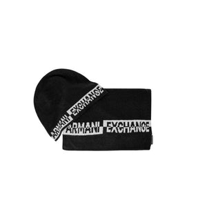 Armani Exchange Sciarpa/Cappello Uomo Nero - MYDREAMAX