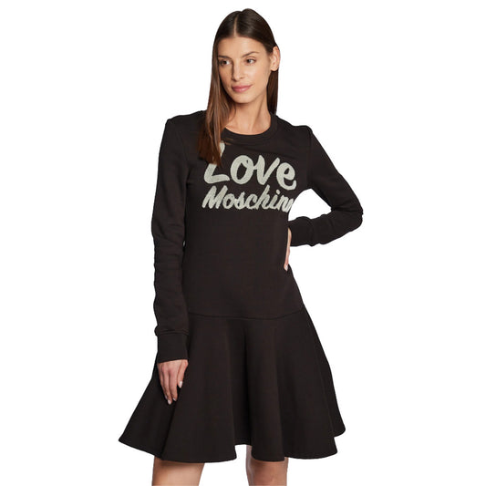 Love Moschino Abito Nero Donna Nero - MYDREAMAX