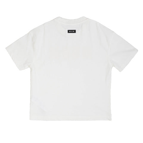 Msgm T-Shirt Manica Corta Bianco Unisex - MYDREAMAX