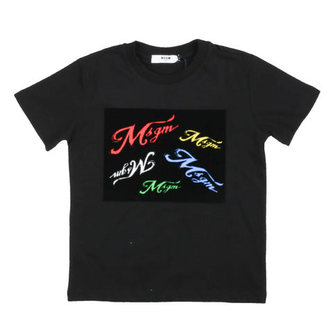 Msgm T-Shirt Manica Corta Nero Bambino Nero - MYDREAMAX