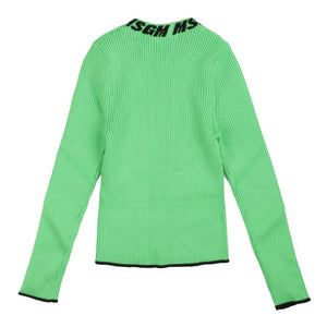 Msgm Maglioncino Verde Bambina - MYDREAMAX