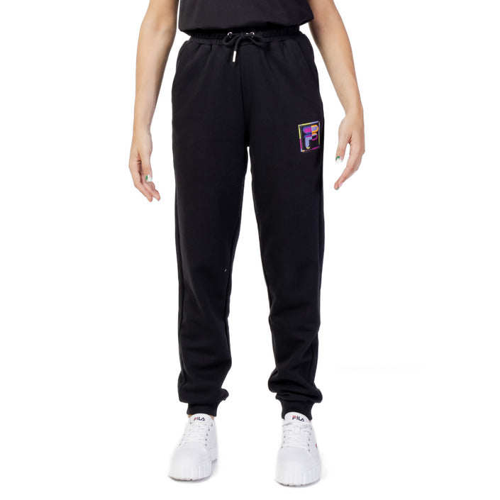 Fila Pantalon en coton avec lacets pour femme