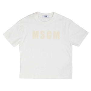 Msgm T-Shirt Manica Corta Bianco Unisex Bianco - MYDREAMAX