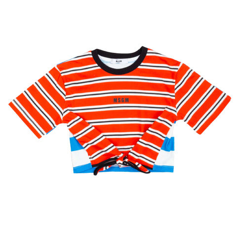 Msgm T-Shirt Manica Corta Rosso Bambina Rosso 10A - MYDREAMAX