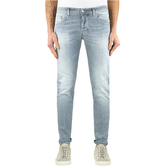 Dondup Jeans "Mius" Slim Grigio Uomo Grigio - MYDREAMAX