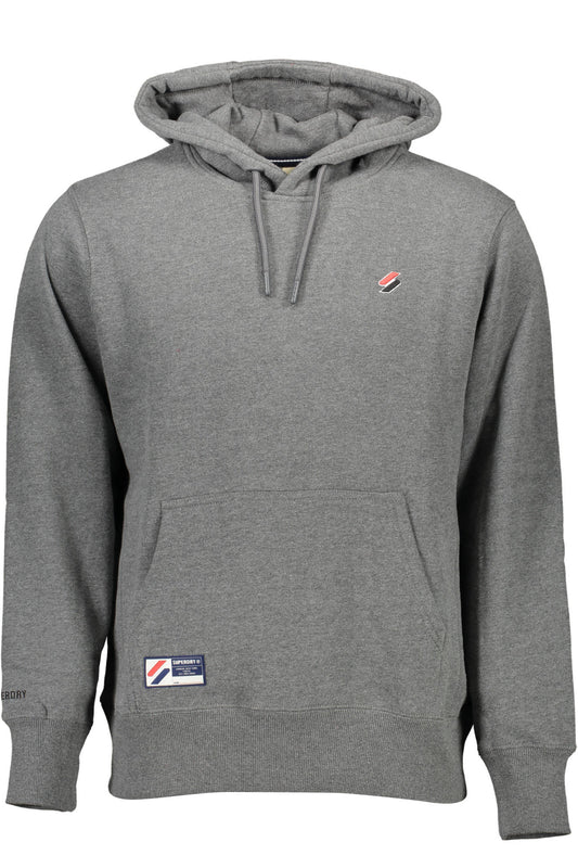 Superdry Felpa Con Cappuccio Grigio Uomo Grigio - MYDREAMAX